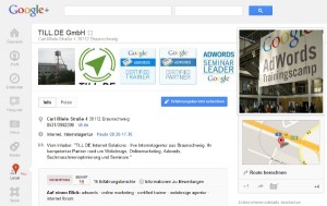Google Plus Local TILL.DE Gmbh